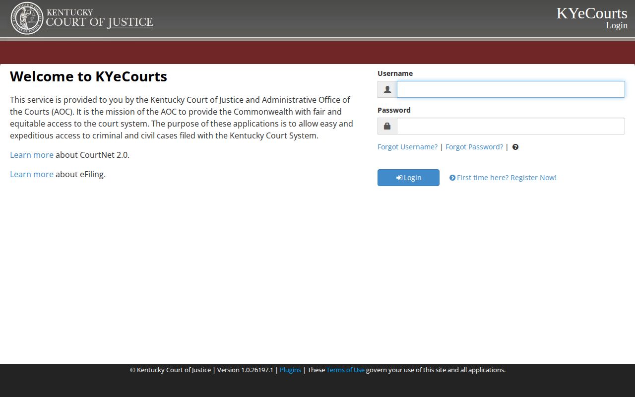 Kentucky court disposition lookup path for Pike County crime news records